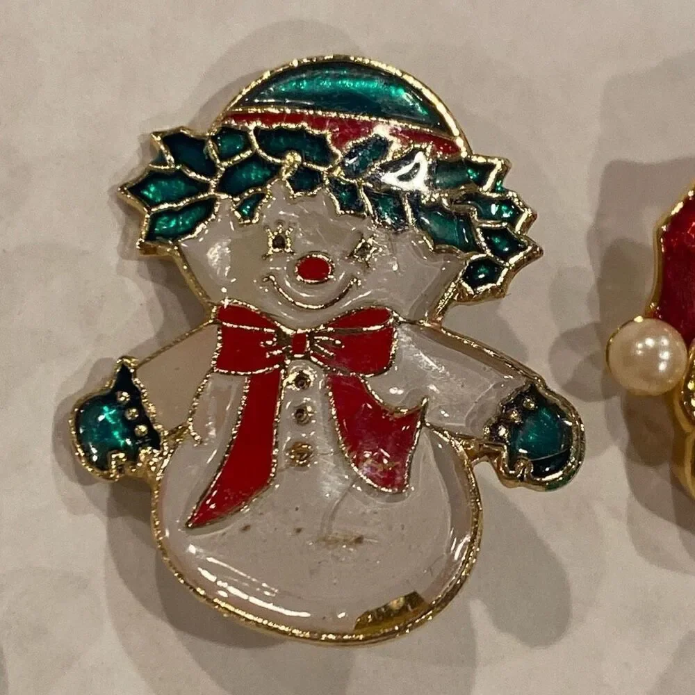 No Brand christmas brooches